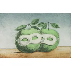Untitled by René Magritte, etching, sold Feb 2026