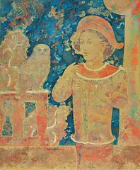 Untitled by Sakti Burman, Oil on canvas, sold Mar 2026