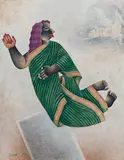 Untitled by Dharmanarayan Dasgupta, Tempera on card, sold Apr 2026
