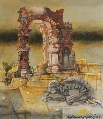 Untitled by Shyamal Dutta Ray, Watercolour on paper, sold May 2026