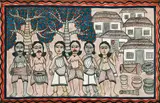 Untitled by Gopal Chitrakar, Mixed media on paper, sold May 2026