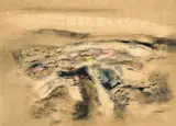 Untitled by Laxman Shreshtha, Mixed media on paper, sold May 2026