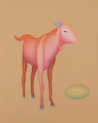 Untitled by Manjit Bawa, Oil on canvas, sold Jul 2021