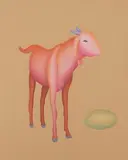 Untitled by Manjit Bawa, Oil on canvas, sold Jul 2021