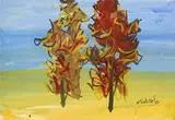 Untitled by Gopal Ghose, Watercolour on paper, sold May 2021