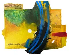 Untitled by Sujata Bajaj, Mixed media on paper, sold May 2021