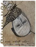 Untitled by Catfield Douglas, Mixed media on paper, sold May 2021