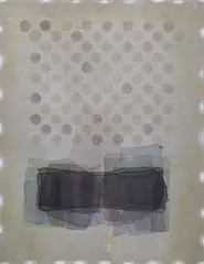 Japa by Manish Pushkale, 2020, Acrylic on paper, sold May 2021