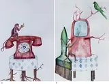 Untitled by Yashika Sugandh, Watercolour on acid free paper, sold May 2021