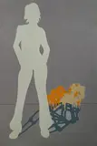 The Shadow by Ram Bali Chauhan, Acrylic on canvas, sold May 2021