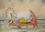 Untitled by Mahadev Visvanath Dhurandhar, 1941, Watercolour on paper, sold Apr 2021