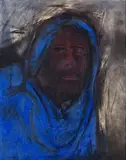 Study for Last Supper by Krishen Khanna, Oil on canvas, sold Jul 2021