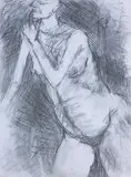 Untitled by Akbar Padamsee, Pencil on paper, offered Jul 2021