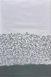 Untitled by A. Balasubramaniam, 2002, Silk screen and silicon on paper, sold Jul 2021