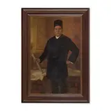 Portrait of a Parsi Gentleman by Manchershaw F Pithawalla, 1918, Oil on canvas, sold Mar 2021