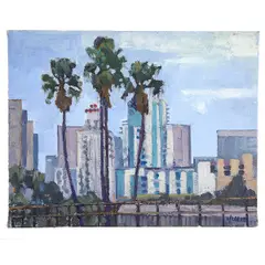Untitled by Kevin Yuen, oil on board painting, offered Dec 2022