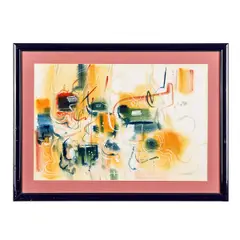Untitled by Leon Amyx, Watercolor, offered Dec 2022