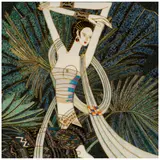 Dancer by Ting Shao Kuang, mixed media mosaic, sold Feb 2026