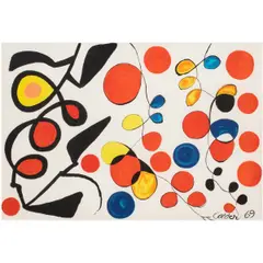 Untitled by Alexander Calder, lithograph, sold Feb 2026