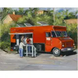 Untitled by Barbara Fracchia, oil on board, sold Feb 2026