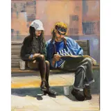Untitled by Barbara Fracchia, oil on canvas, sold Feb 2026