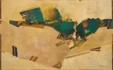 Untitled by Ganesh Haloi, Mixed media on card, sold Jul 2026
