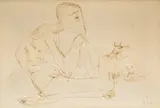 Untitled by Somnath Hore, Ink on paper, sold Jul 2026