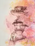 Untitled by Sakti Burman, Pencil, ink and watercolour on paper, sold Jul 2026