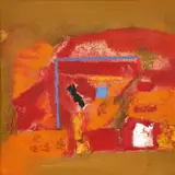 Untitled by Laxman Shreshtha, Oil on canvas, sold Jul 2026