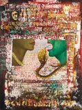 Nagpanchami by Meera Devidayal, Acrylic and collage on canvas, sold Jul 2026