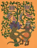 Untitled by Jangarh Singh Shyam, 1999, Acrylic on canvas, sold Sep 2026