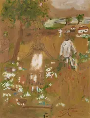 Untitled by Amrita Sher-Gil, 1923, Pencil and watercolour on paper, sold Sep 2026