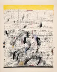Untitled by Arpita Singh, Ink and pigment on paper, sold Sep 2026