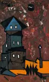 Untitled by Lancelot Ribeiro, Oil on board, sold Sep 2026