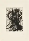 G 011 by Hans Hartung, 1947, Vernis mou et pointe sèche sur cuivre, sold May 2025