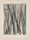 G 22 by Hans Hartung, 1953, Eau-forte et aquatinte (sur cuivre) sur vélin d'Arches, sold May 2025