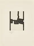 EINTSU - 1974 - 1 planche by Eduardo Chillida, Eau-forte en noir, sold May 2025