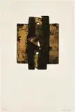 Eau-forte XXVIII by Pierre Soulages, 1974, Eau-forte en noir et brun, sold May 2025