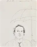 The Restaurateur by David Hockney, 1972, Eau-forte et aquatinte, sold May 2025