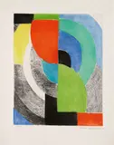Avec moi-même - 1970 - 1 planche by Sonia Delaunay, Eau-forte et aquatinte en couleurs, sold May 2025