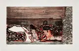A Cloud on a Wall by Peter Doig, 2016, Eau-forte et aquatinte en couleurs, sold May 2025