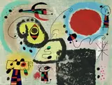Centenaire pour l'imprimerie Mourlot by Joan Miró, 1953, Lithographie en couleurs sur vélin d'Arches, sold May 2025