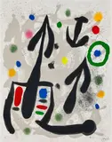 Les Perséides by Joan Miró, 1970, Lithographie en couleurs, sold May 2025