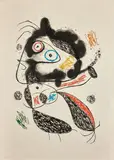 La Fugitive by Joan Miró, 1978, Eau-forte et aquatinte en couleurs, sold May 2025