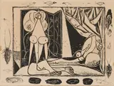 Les Deux Femmes nues by Pablo Picasso, 1946, Lithographie en noir 18e état, sold May 2025