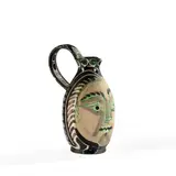 Femme du Barbu - 1953 10 juillet (AR 193) by Pablo Picasso, Noir, beige, vert, patine grise, sold May 2025