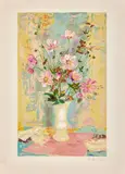 Fleurs by Le Pho, 1966, Lithographie en couleurs, sold May 2025