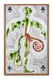 Homing Pigeon by Barthélémy Toguo, 2005, Aquarelle et encres sur papier, sold Jun 2025