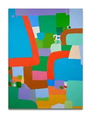 Untitled by Federico Herrero, 2014, Acrylique, huile, peinture aérosol et feutre sur toile, sold Jun 2025