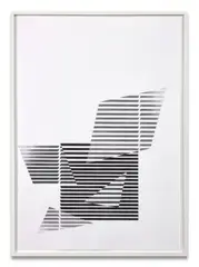 Untitled #7 by Tomma Abts, 2014, Crayon et crayons de couleurs sur papier, sold Jun 2025